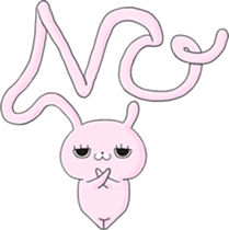 Rabbit be represented in Ear sticker #12063011