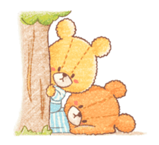 TINY TWIN BEARS Animation Stickers sticker #12063367