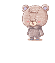 TINY TWIN BEARS Animation Stickers sticker #12063381