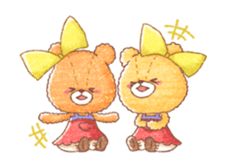 TINY TWIN BEARS Animation Stickers sticker #12063385