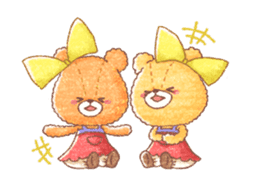 TINY TWIN BEARS Animation Stickers sticker #12063385