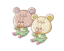 TINY TWIN BEARS Animation Stickers sticker #12063388