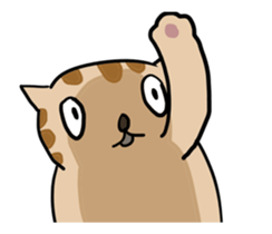 move great force cat sticker #12063665