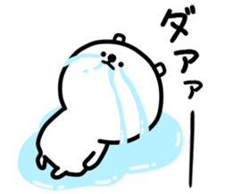 White bear one sticker #12064476