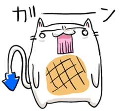 Cat , such as rice cake sticker #12064599