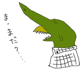 Funny fish of the deep sea sticker #12066216