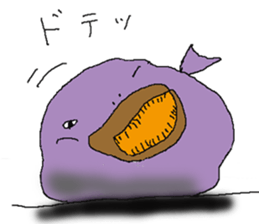 Funny fish of the deep sea sticker #12066225
