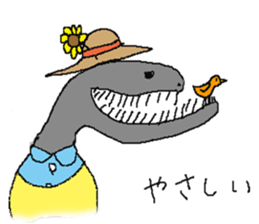 Funny fish of the deep sea sticker #12066226