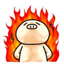 Sticker of Pig "Babu" sticker #12066404