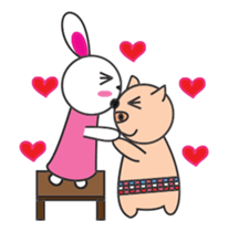 Piggy & Angie,,Let's have FUN!!! sticker #12066620