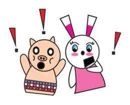 Piggy & Angie,,Let's have FUN!!! sticker #12066622