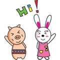 Piggy & Angie,,Let's have FUN!!!
