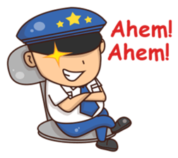 Tuba the Pilot sticker #12067323