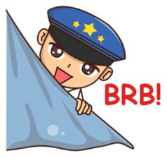 Tuba the Pilot sticker #12067330