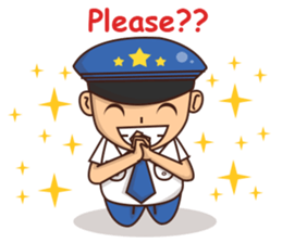 Tuba the Pilot sticker #12067331