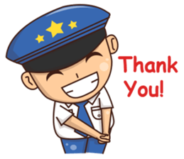 Tuba the Pilot sticker #12067337