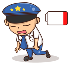 Tuba the Pilot sticker #12067339