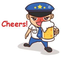 Tuba the Pilot sticker #12067344