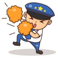 Tuba the Pilot sticker #12067347