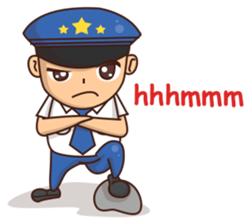 Tuba the Pilot sticker #12067354