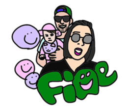 Happy family stickers (daily) sticker #12067874