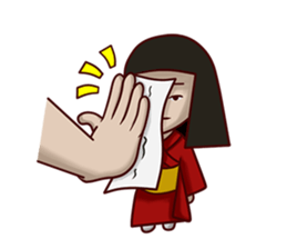 Japanese horror doll sticker #12068244