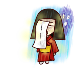 Japanese horror doll sticker #12068245