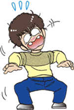 Nostalgic character sticker #12068786