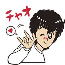 Nostalgic character sticker #12068793