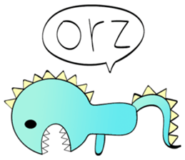 I Am A-a Dragon sticker #12068853