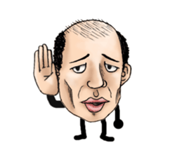 Bald star person 2 sticker #12069145