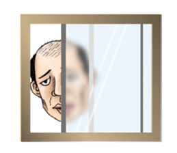 Bald star person 2 sticker #12069181