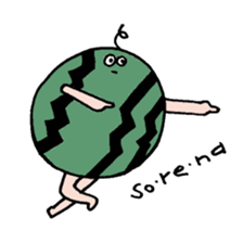 summer watermelon sticker #12070278