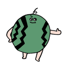 summer watermelon sticker #12070280