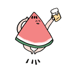 summer watermelon sticker #12070288