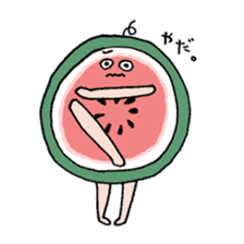 summer watermelon sticker #12070291