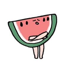 summer watermelon sticker #12070294