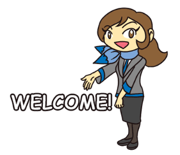 Attendant Amy 2 sticker #12071014