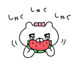 Let's accompanied by a bear~kawaii ver4~ sticker #12071426