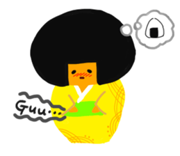 A girl in a kimono sticker #12072255