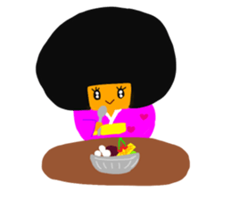 A girl in a kimono sticker #12072262