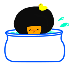 A girl in a kimono sticker #12072269