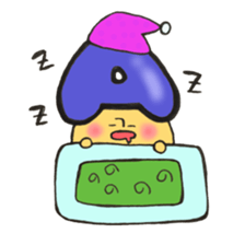 Blood type series Mr. A mushroom sticker #12072337