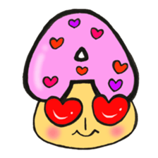 Blood type series Mr. A mushroom sticker #12072346