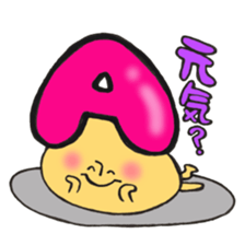 Blood type series Mr. A mushroom sticker #12072351