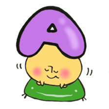 Blood type series Mr. A mushroom sticker #12072356
