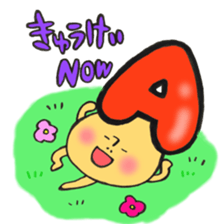 Blood type series Mr. A mushroom sticker #12072371