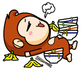 Sian Chimp sticker #12072793