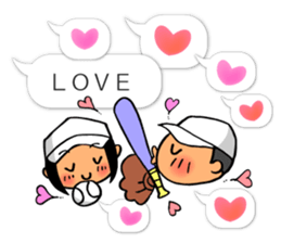 Cute & convenient baseball sticker part3 sticker #12072919