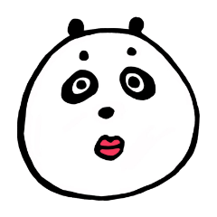 Funny eyebrows Panda